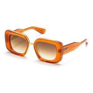 New AKONI Virgo Brown Square AKS-108 C Sunglasses Women